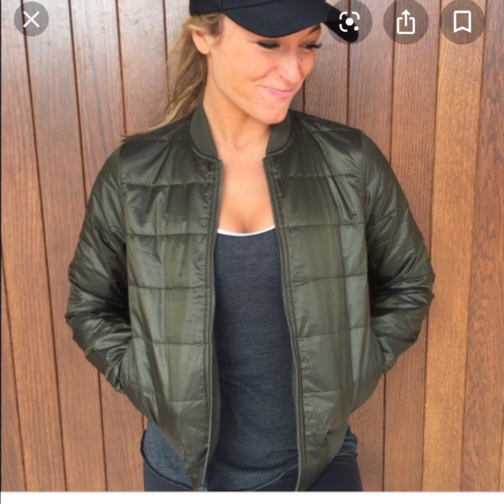 Lululemon reversible non-stop bomber jacket